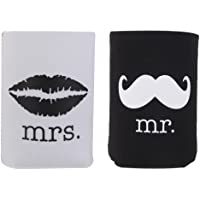 LOVIVER 2 Piezas Rechoncha de Latas Funda de Botella de Frescos Bebidas Manga Refrigeradora de Cerveza Decoración para…